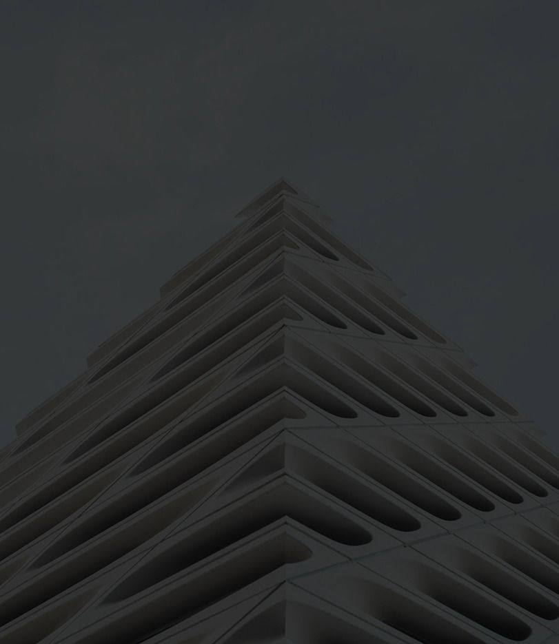 Abstract architectural detail of a modern building.